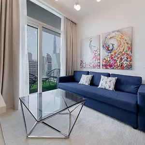  Апартаменты Alluring 1 Bd In Business Bay With Burj Khalifa View